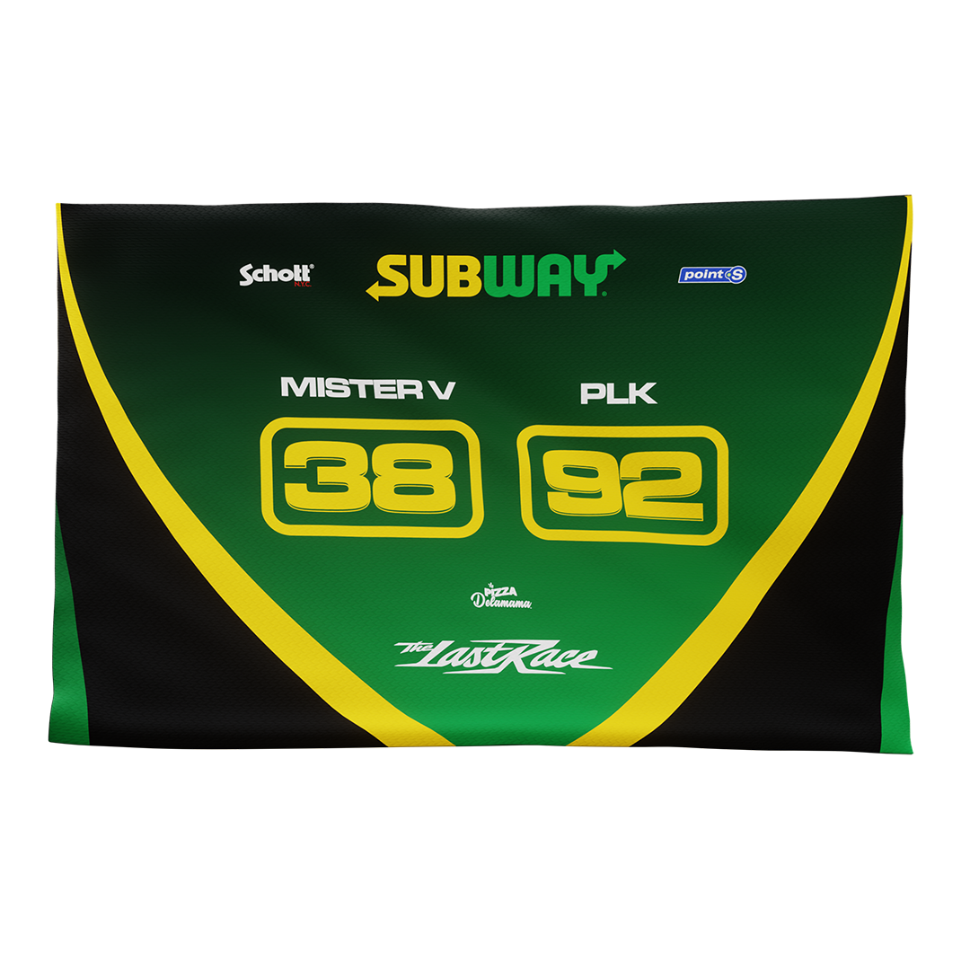 Écurie Subway - MISTER V / PLK - Pack maillot / casquette / drapeau / stickers